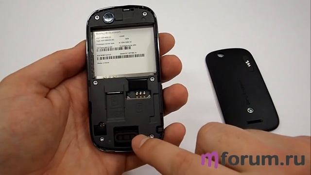 Знакомство с Sony Ericsson Zylo - Аккумулятор смотреть онлайн