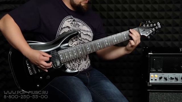 Восьмиструнная электрогитара SCHECTER OMEN 8. Джент на гитаре смотреть онлайн