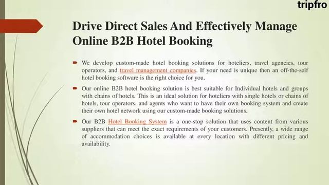 B2B Hotel Booking смотреть онлайн