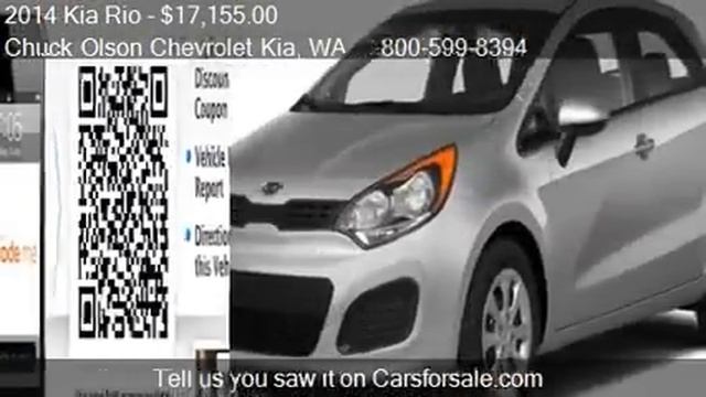 2014 Kia Rio LX For Sale In Shoreline, WA 98133 At The Chuck