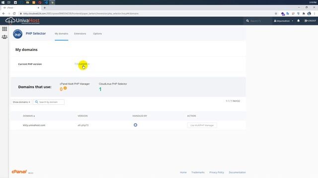How to change PHP version change from cPanel смотреть онлайн