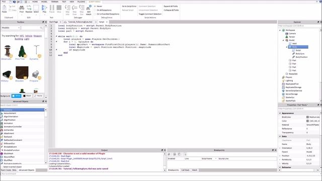 Roblox Tutorial - A model that looks at you! смотреть онлайн