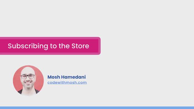 4-5 - Subscribing to the Store смотреть онлайн
