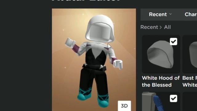 HOW TO MAKE SPIDER GWEN IN ROBLOX! | Roblox Ghost-Spider Avatar Tutorial смотреть онлайн