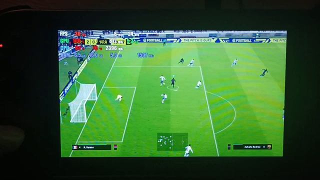 eFootball 2023 (PES 2023) test game on Anbernic Win 600 Amd 3050e Vega 3 смотреть онлайн