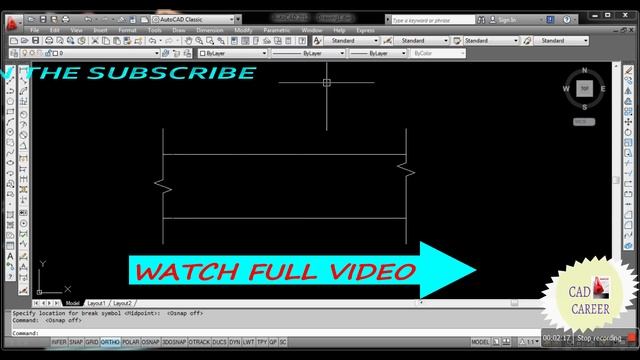 How To Create Breakline Symbol in AutoCAD || Breakline Symbol || Creating Breakline Symbol смотреть онлайн