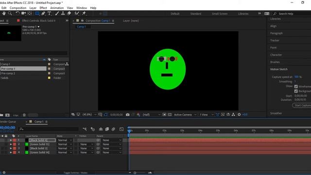 Cartoon Animation With Motion Sketch In After Effects смотреть онлайн
