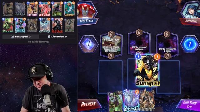 LIVE - Rank 125 - NEW META - NEW COLLECTOR TOKEN OFFERS DATAMINE - MARVEL Snap смотреть онлайн