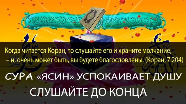 СУРА ЯСИН, СИЛЬНО УСПОКАИВАЕТ ДУШУ/СУРА ЯСИН СЛУШАТЬ /СЛУШАТЬ СУРУ ЯСИН /КОРАН СЛУШАТЬ/سورا ياسين смотреть онлайн