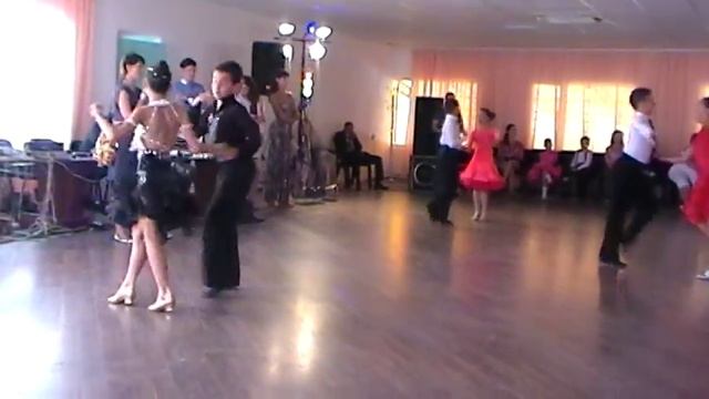 Соревнования по бальным танцам. Коблево. Ксюша и Олег. смотреть онлайн