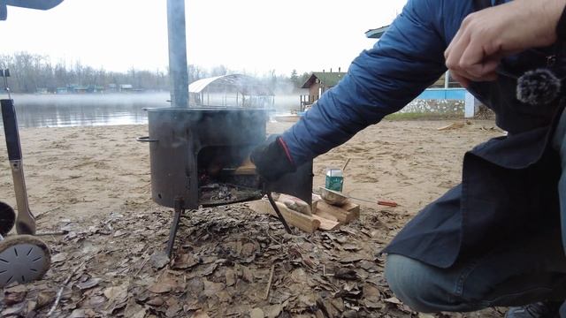Картошка со свининой в казане. смотреть онлайн
