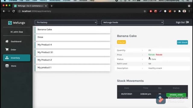 Demo - Inventory and order management software | Portfolio application | Spring Boot, React JS смотреть онлайн