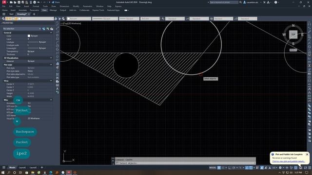 Test Lisp Autocad || Lisp wipeout hình tròn - Cwipeout - c2wipeout смотреть онлайн