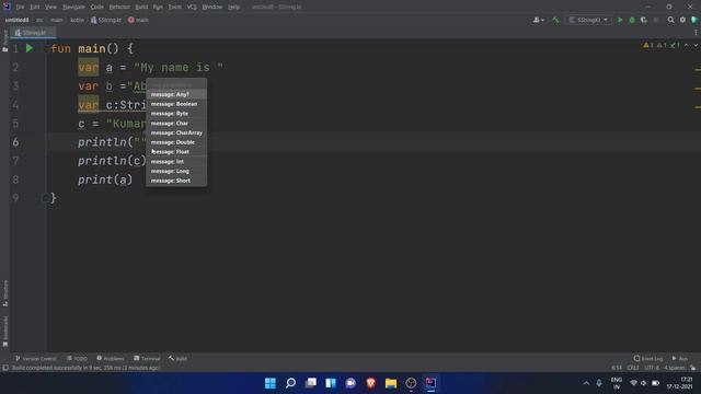 Kotlin String | Kotlin complete course in hindi | #18 смотреть онлайн
