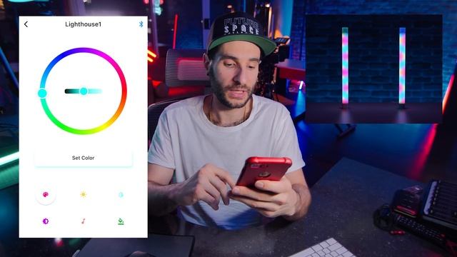 LAVA LAMP LIGHT BARS!? Moonside Neon Lighthouse (REVIEW & DEMO) смотреть онлайн