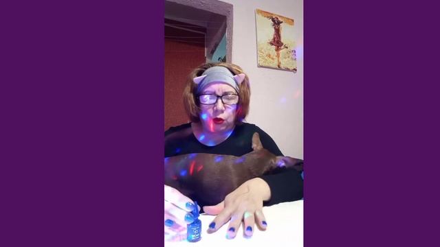 Маникюр в Год Тигра! Синий Маникюр ?КРАШу Ногти в синий Цвет ?Болталка смотреть онлайн