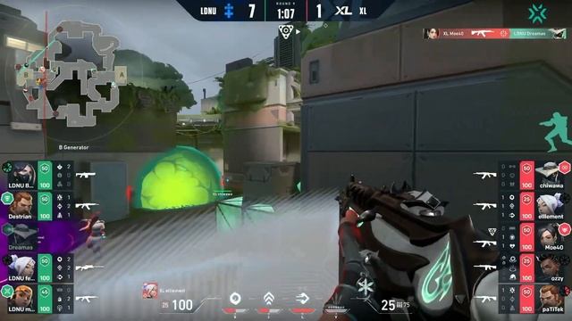 Lower Grand Final! Excel vs LDN UTD | VCT EU Qualifier 2022 | Week 2 Day 7 | Map 1 Fracture смотреть онлайн