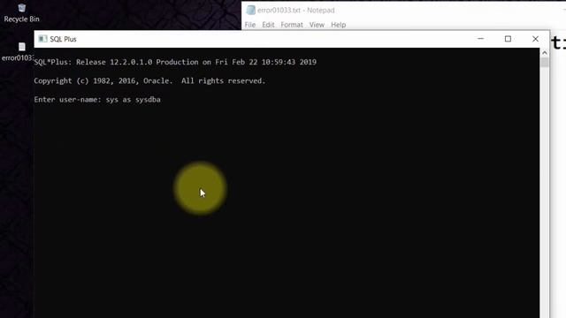 [SQL-Oracle12c]-How to fix error "ORA-01033 ORACLE initialization or shutdown in progress." смотреть онлайн