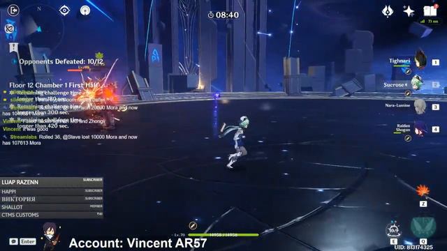 Helping Viewers Clear Abyss Floor 12 Join !discord to queue up! | Genshin Impact Live смотреть онлайн