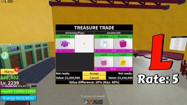 What People Trade For Gravity Fruit? Trading Gravity in Blox Fruits смотреть онлайн