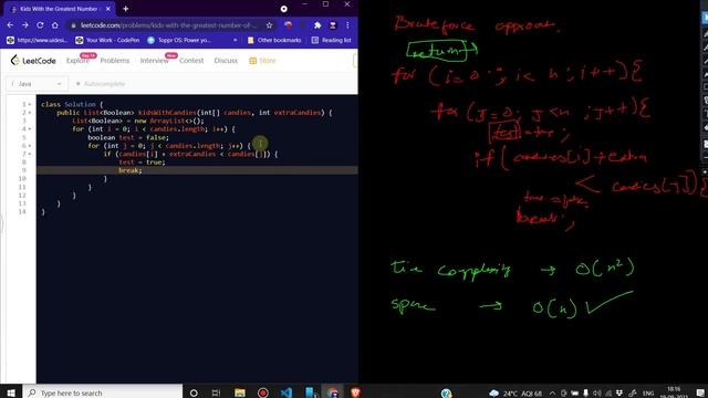 1431 Kids With the Greatest Number of Candies | Zero to FAANG Kunal | Assignment Solution | Leetcod смотреть онлайн