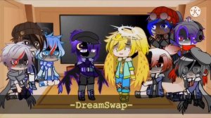 Sans's Au react to Dreamtale Aus-Au backstory(?)