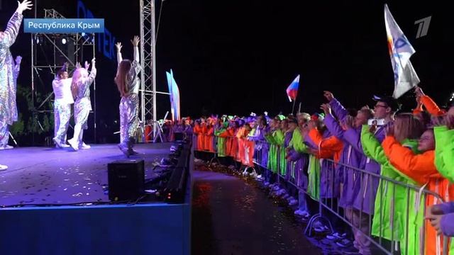 Финал Всероссийского конкурса «Большая перемена» в Артеке смотреть онлайн