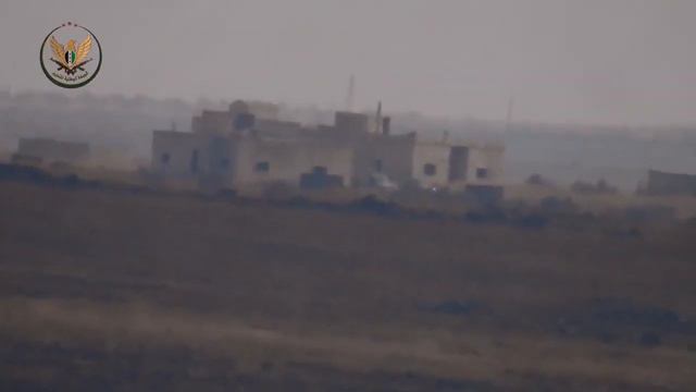 NFL blew up with a Kornet a mounted 23 mm gun - Southeast Idlib - Syria смотреть онлайн