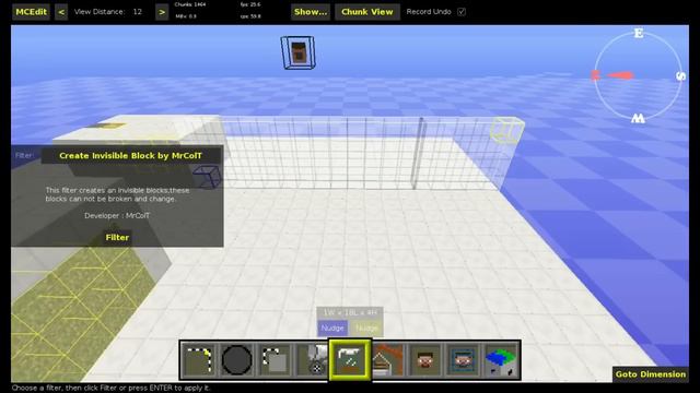 Обзор фильтра Create Invisible Block (Создай не невидимый блок) смотреть онлайн