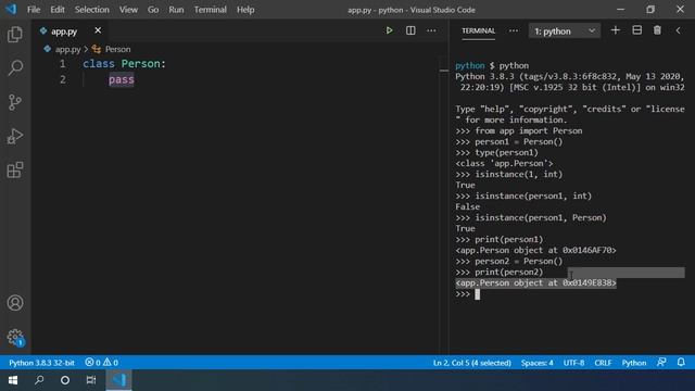 Learn Python OOP - Classes and Objects смотреть онлайн