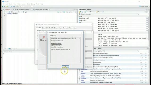 Simple way to connect R to SQL Database смотреть онлайн