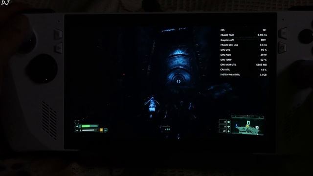 Rog Ally Returnal With/Without AFMF & LukeFZ FSR 3 Frame Generation Mod | AMD GPU Driver Radeon 780