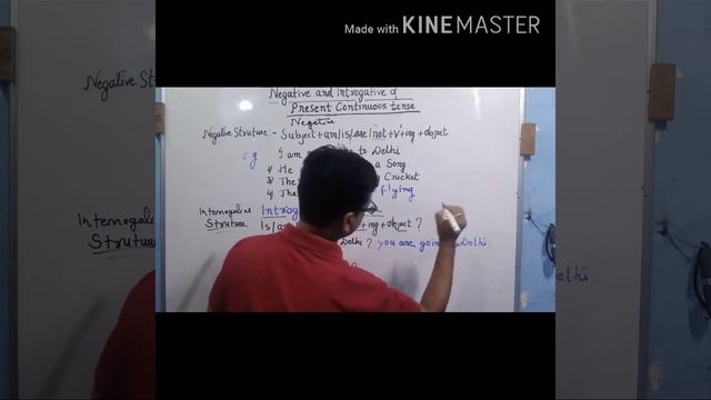 negative & interrogative sentence of present continuous tense j смотреть онлайн