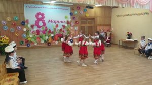 Танец Русские красавицы ??? Весенний утренник | Подготовительная группа #утренник #детскийсад