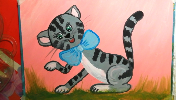 Как нарисовать милую кошечку. смотреть онлайн