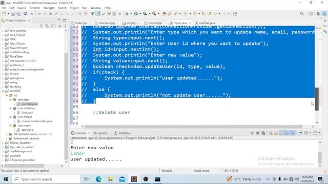 Curd Project with JDBC || Easy JDBC Project in java || New project in Java using jdbc || Part-2 смотреть онлайн