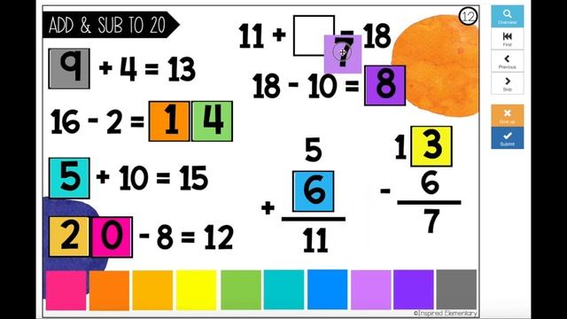 Digital Math Tiles {Boom Cards™} смотреть онлайн