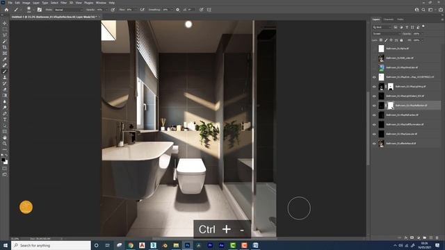 Part - 7 Post-Production in Photoshop using V-ray render elements смотреть онлайн