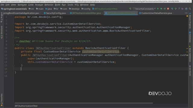 Spring Boot Essentials 30 - Spring Security Pt 04 - JWTToken Authentication