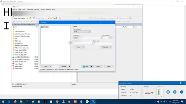FTP CLIENT "WINSCP" USED FOR UPLOADING AND DOWNLOADING FILES ON AN FTP SERVER FOR DESKTOP/LAPTOP смотреть онлайн