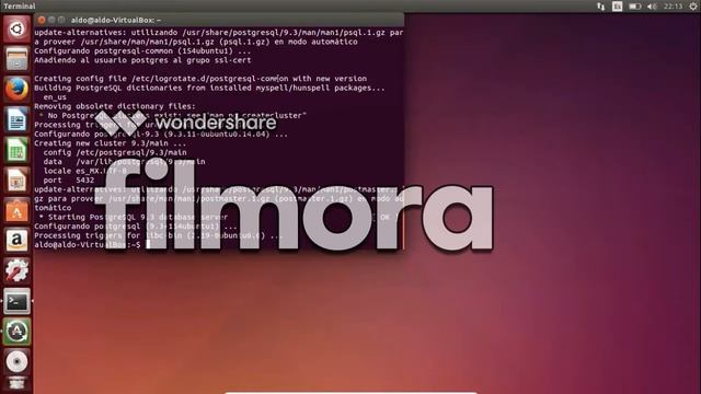 Instalación de PostgreSQL en distribución Linux (Ubuntu) смотреть онлайн