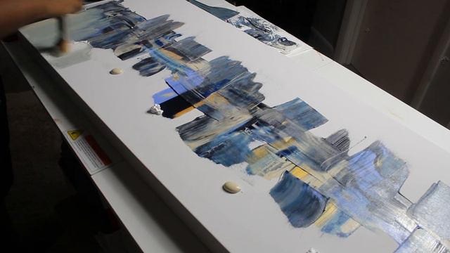 AMAZING!! Abstract Painting for Beginners: Acrylic Paint DEMO(Satisfying) смотреть онлайн