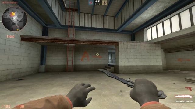 CS:GO | Butterfly (★) | Blue Steel смотреть онлайн