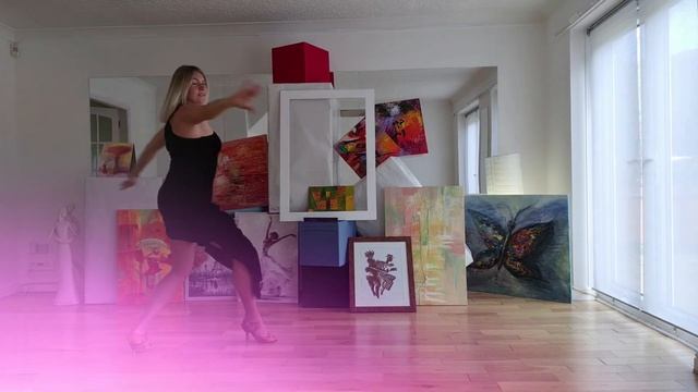 Argentine Tango Solo Dance for Fun at Home смотреть онлайн
