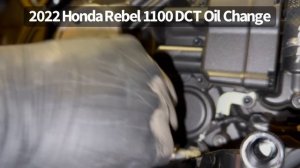 Honda Rebel 1100 DCT Oil Change