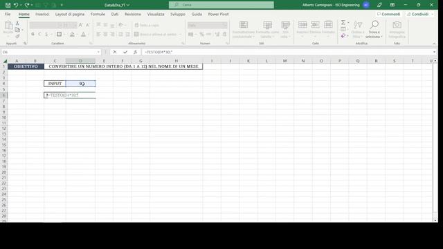 [Excel Intermedio] - Convertire un numero intero compreso tra 1 e 12 nel nome di un mese смотреть онлайн