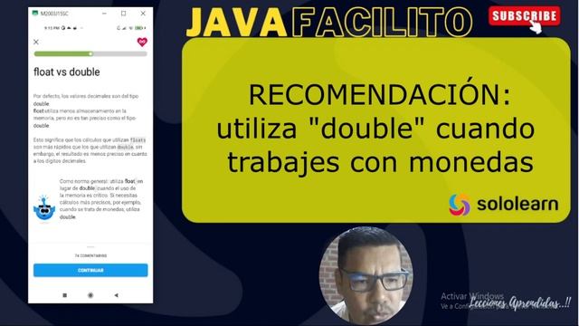 05 Sololearn ? Aprende las variables tipo int double float char boolean en JAVA para principiantes смотреть онлайн