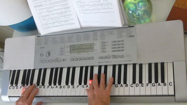 How To Play ~ All By Myself ~ Eric Carmen ~ LetterNotePlayer © смотреть онлайн