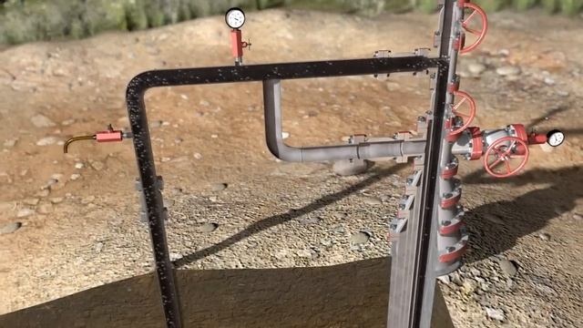 Как добывают нефть: красивая 3d анимация работы скважины