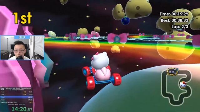 Hello Kitty and Sanrio Friends Racing Speedrun - All Tours (No Items) in 28:25 [WR] смотреть онлайн